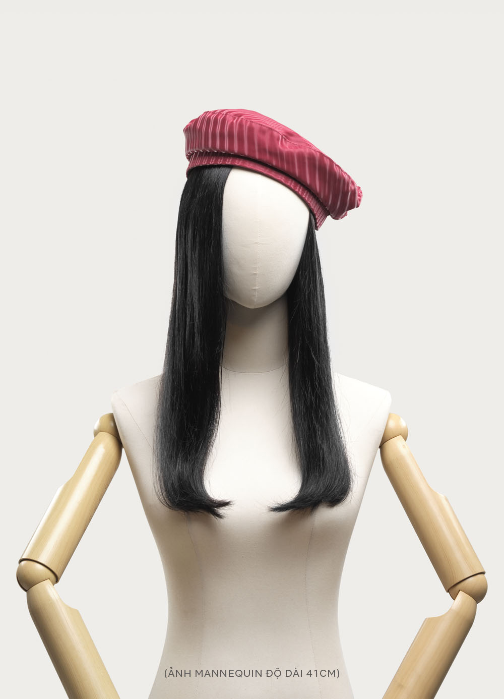 Tóc nối tại nhà Đen Nhuộm 46cm (chạm eo)