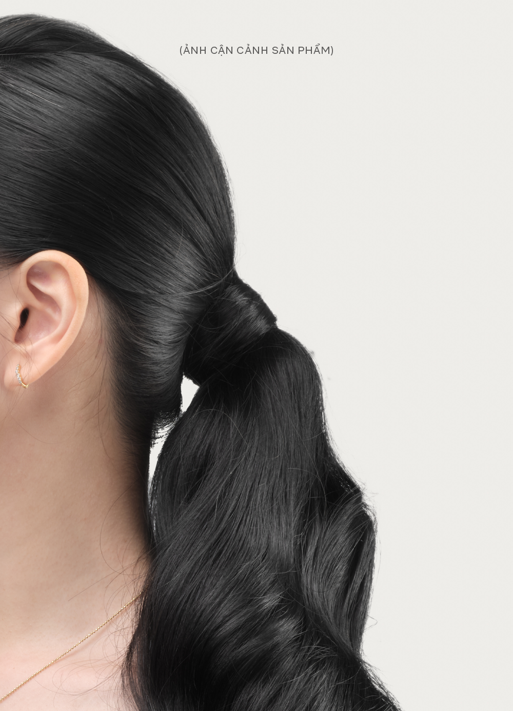 ponytail cận cảnh 61cm